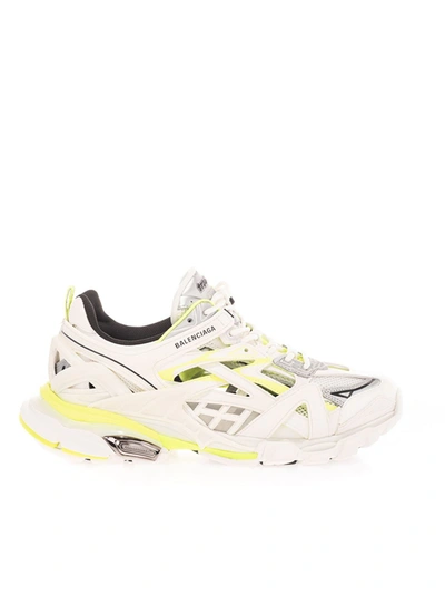 Shop Balenciaga Track2 Sneakers In White And Yellow