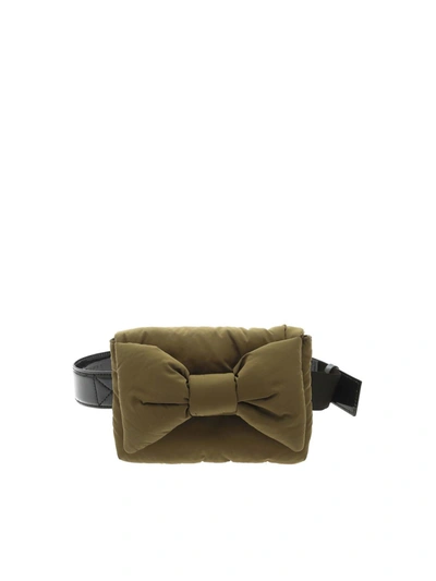 Shop Vivetta Bow Belt Bag In Green