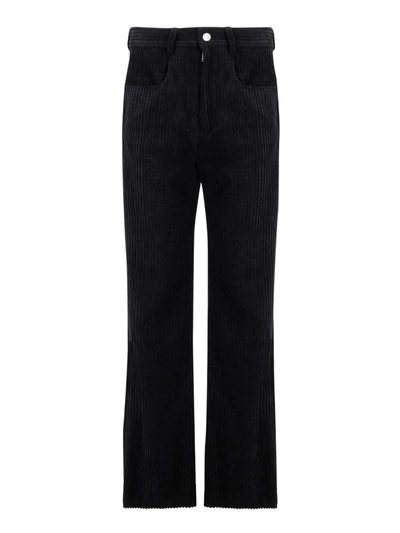 Shop Isabel Marant Corduroy Pants In Black