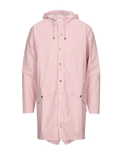 Shop Rains Overcoats In Light Pink