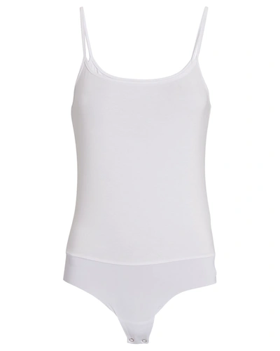 Shop L Agence Ford Cami Bodysuit In White