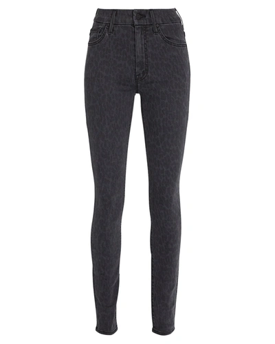 Shop Mother The Looker High-waist Skinny Jeans In Bad Cat!