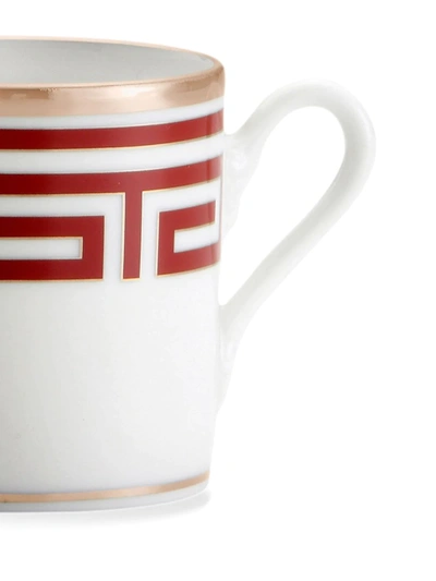 Richard Ginori Labirinto Coffee Cups (set Of 2) In Red