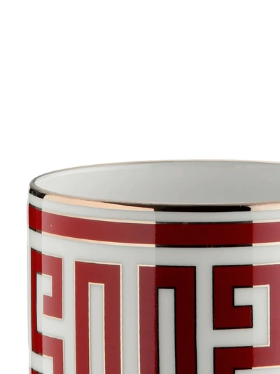 Shop Richard Ginori Labirinto Porcelain Mug In Red