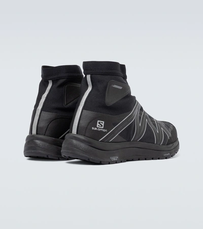 Shop And Wander X Salomon Odyssey Cswp Sneakers In Black