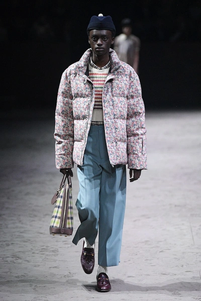 Gucci X Liberty London Floral Print Wool & Mohair Down Puffer Jacket In  Multi-colour | ModeSens