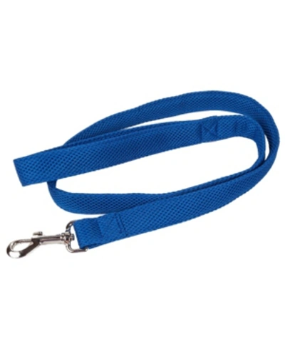 Shop Pet Life Central 'aero Mesh' Comfortable And Breathable Adjustable Mesh Dog Leash In Blue