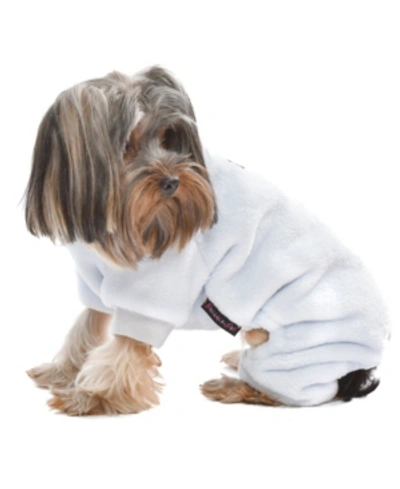 Shop Parisian Pet Velour Dog Pajama In Gray
