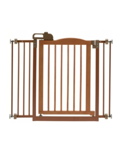 Shop Richell One-touch Gate Ii In Brown