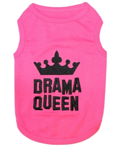 Shop Parisian Pet Drama Queen Dog T-shirt In Pink