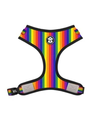 Shop Fresh Pawz The Pride Flag - Adjusable Mesh Harness In Multi