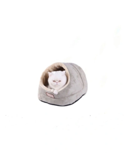 Shop Armarkat Faux Suede Cat Bed And Cave In Sage