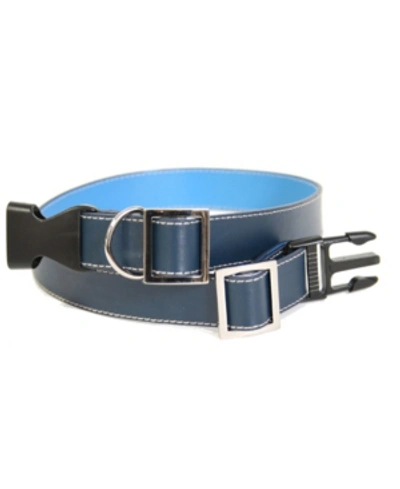 Shop Royce New York Royce Large Dog Collar In Genuine Leather In Red
