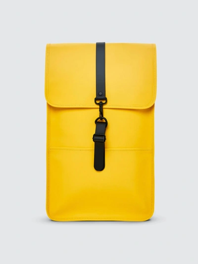 Shop Rains Backpack In Yellow