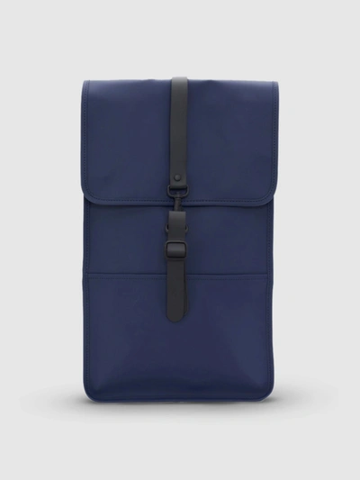 Shop Rains Backpack In Blue
