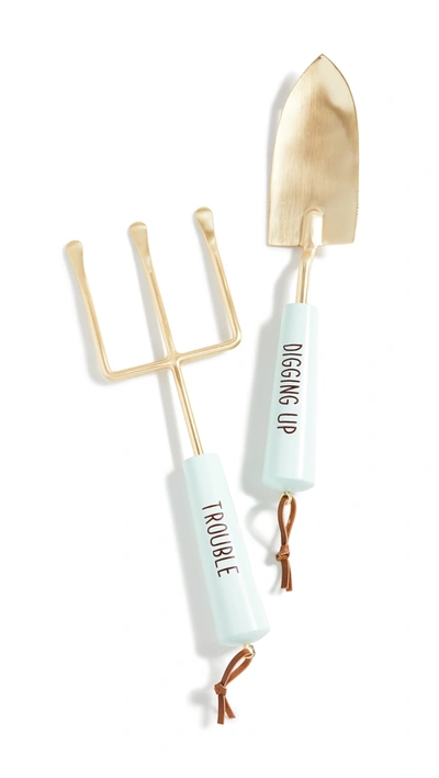 Shop Shopbop Home Shopbop @home Digging Up Trouble Set Of 2 In Mint
