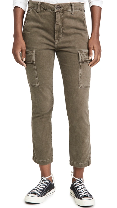 Shop Amo Easy Cargo Pants In Olive