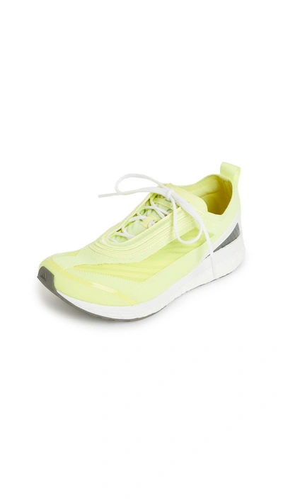 Shop Adidas By Stella Mccartney Boston S. Sneakers In Ltflye/watblu/hireor