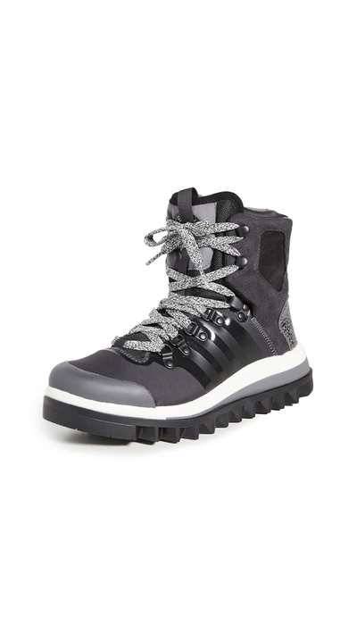 Shop Adidas By Stella Mccartney Eulampis Boots In Cblack/utiblk/granit