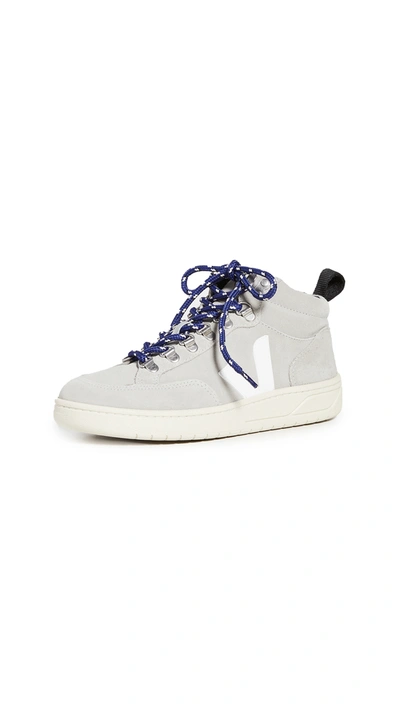 Shop Veja Roraima Sneakers In Oxford Grey/white