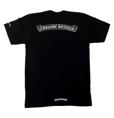 Pre-owned Chrome Hearts  Scroll Logo T-shirt Black