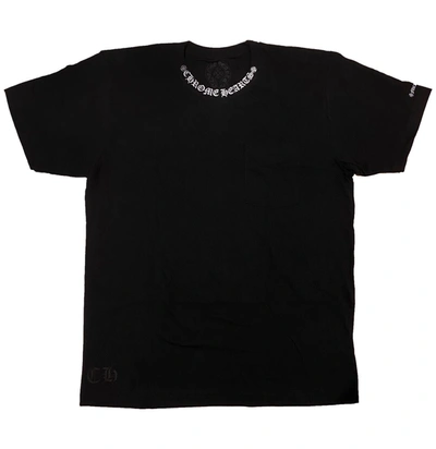 Pre-owned Chrome Hearts Neck Logo ("fuck You" Sleeve) T-shirt Black