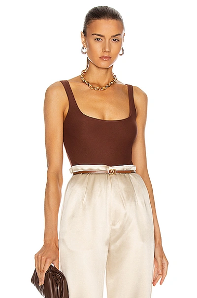 Shop Alix Nyc Mott Bodysuit In Cocoa