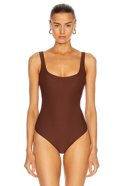 Shop Alix Nyc Mott Bodysuit In Cocoa