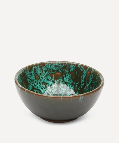 Shop Emma Cerasulo Extra Small Splatter Bowl In Green