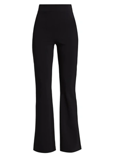 Shop Chiara Boni La Petite Robe Venusette Wide-leg Pants In Black