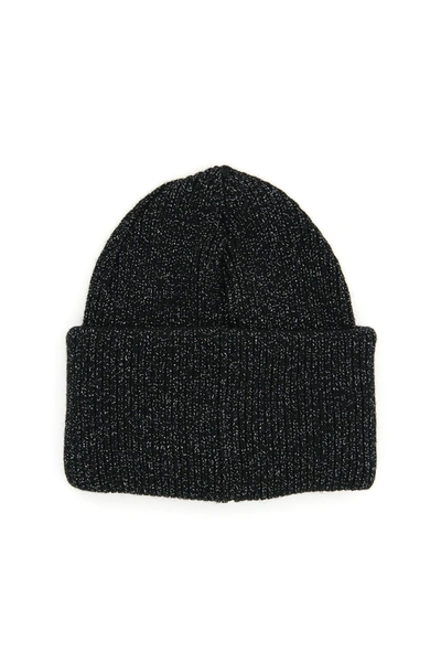 Shop Chiara Ferragni Cfmascotte Embroidered Beanie In Black