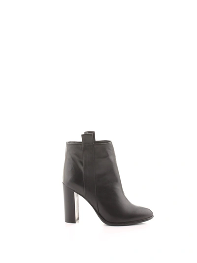 Shop Anna F Women's Black Leather Ankle Boots