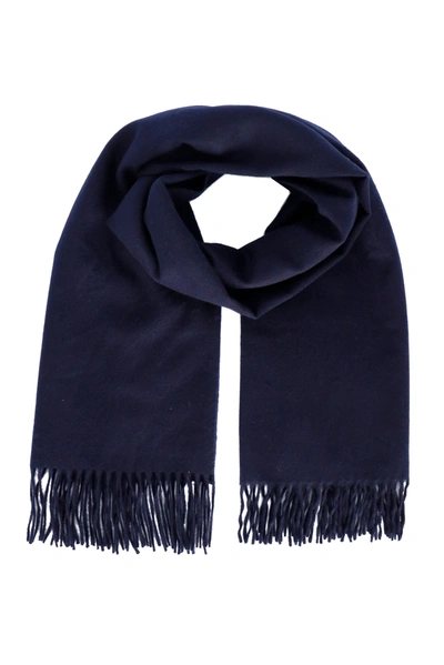 Shop Alex Begg Women's Blue Wool Scarf