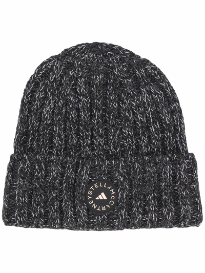Shop Adidas By Stella Mccartney Women's Black Acrylic Hat