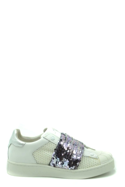 Shop Moa Women's White Leather Slip On Sneakers