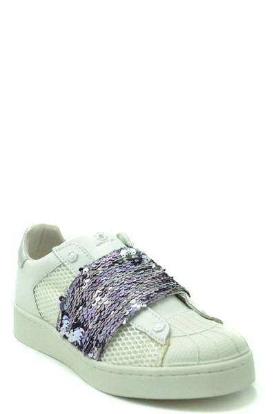 Shop Moa Women's White Leather Slip On Sneakers