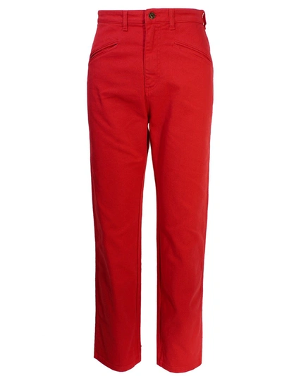 Shop Philosophy Women's Red Cotton Jeans