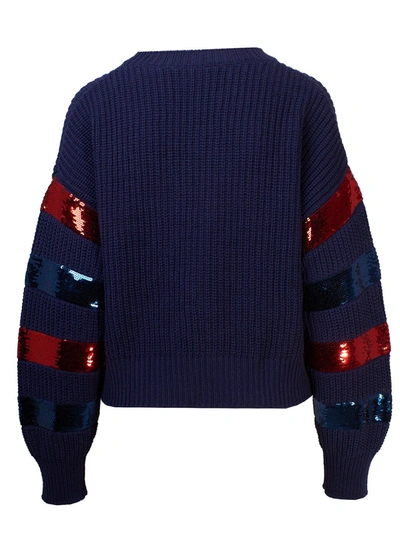 Shop Philosophy Women's Blue Cotton Sweater