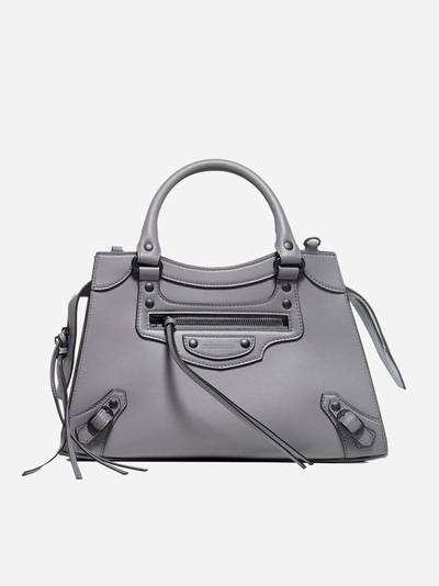 Shop Balenciaga Borsa Neo Classic Piccola In Pelle