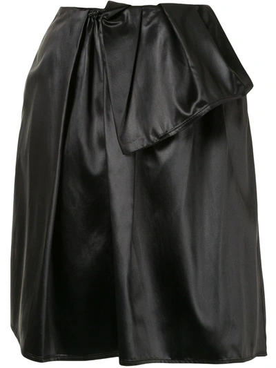 Shop Christian Wijnants Sachi Folded Skirt In Black