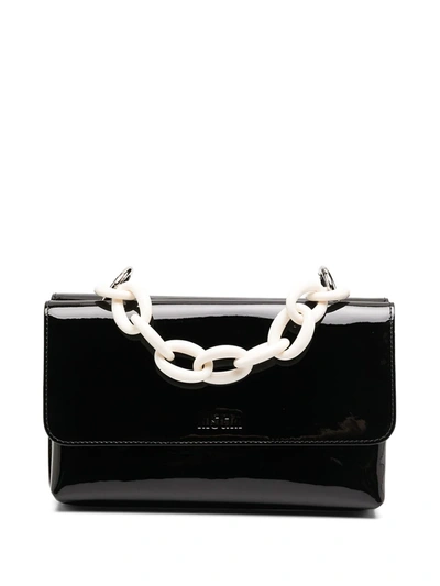 Shop Msgm Chain-handle Tote Bag In Black