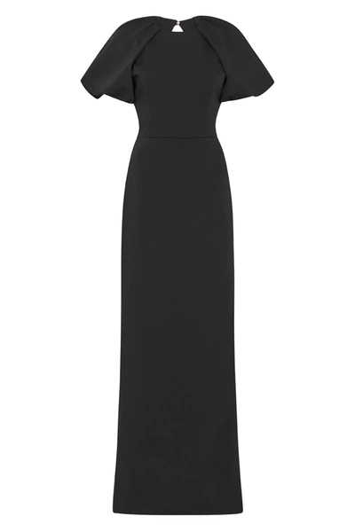 Shop Rebecca Vallance Winslow Short Sleeve Gown Black