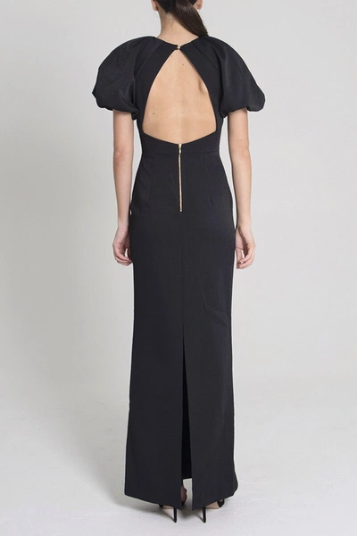 Shop Rebecca Vallance Winslow Short Sleeve Gown Black