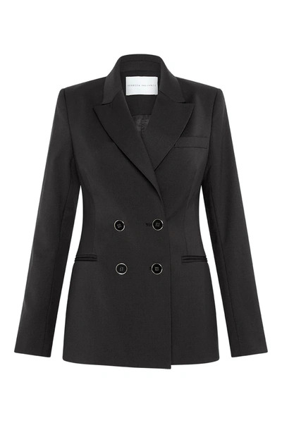 Shop Rebecca Vallance Rossini Blazer In Black