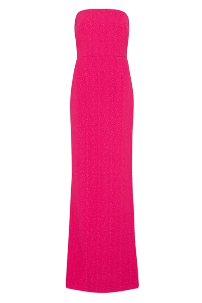 Shop Rebecca Vallance Natalia Tie Gown Pink