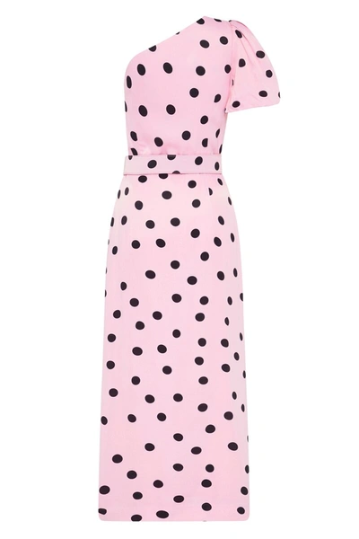 Shop Rebecca Vallance Mattel One Slv Midi In Pink