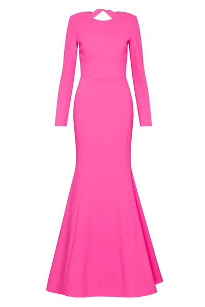 Shop Rebecca Vallance Barbie L/s Gown Pink