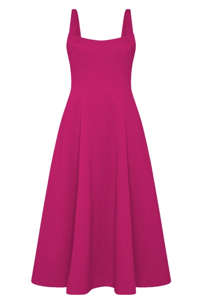 Shop Rebecca Vallance Andie Strap Midi Dress Purple