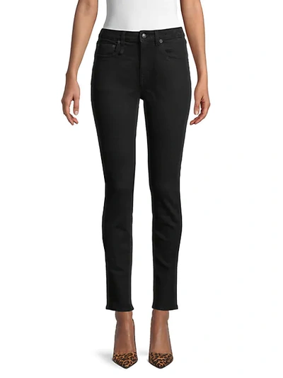 Shop R13 Women's Alison Skinny Jeans In Rinsed Black
