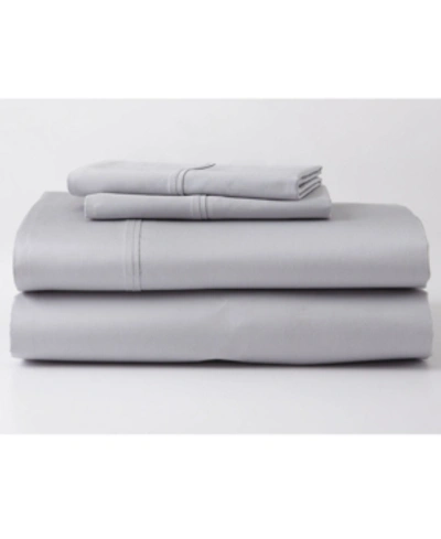 Ghostbed Premium Supima Cotton And Tencel Luxury Soft Full Sheet Set Bedding In Gray